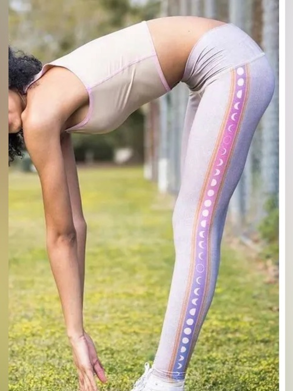 Teeki rainbow moon leggings